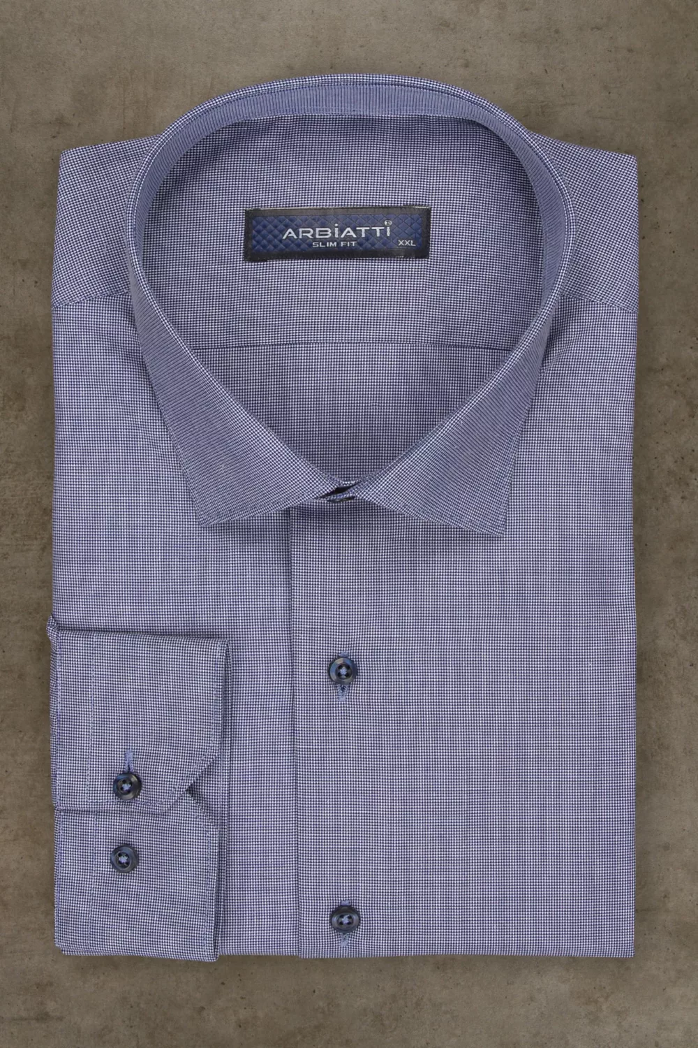 Рубашка цвет серый приталенная модель Каталог