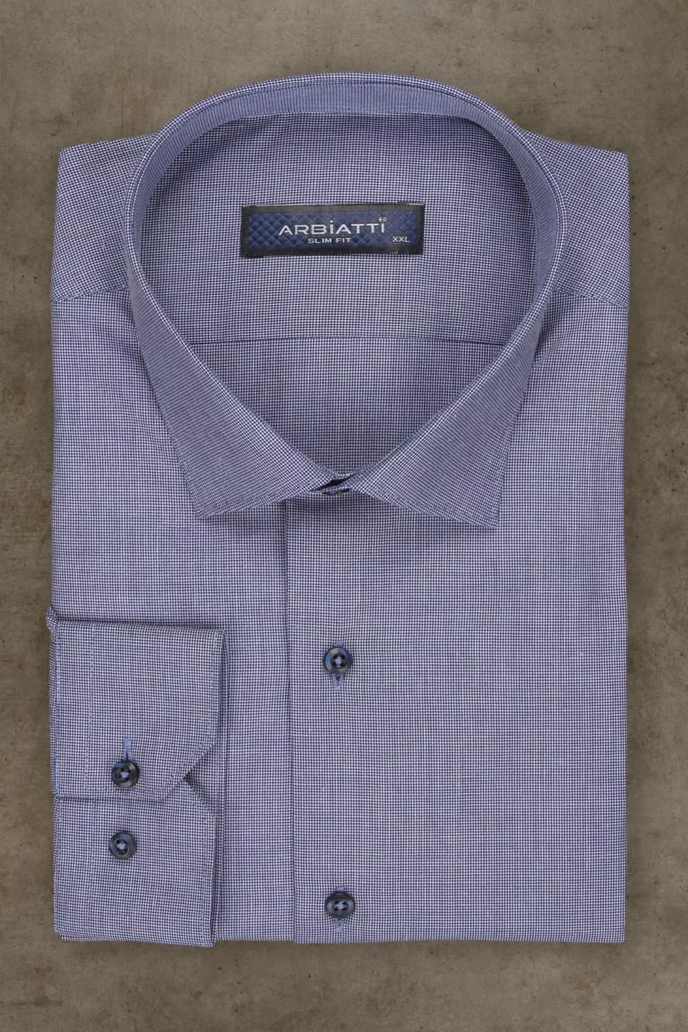 Рубашка цвет серый приталенная модель Каталог