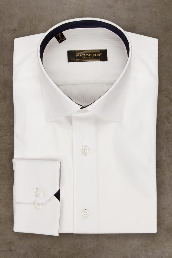 Рубашка белая приталенная Рубашки