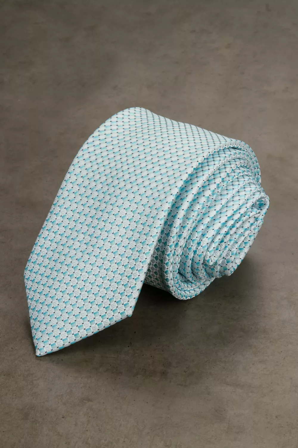 Галстук бело-голубой Галстуки