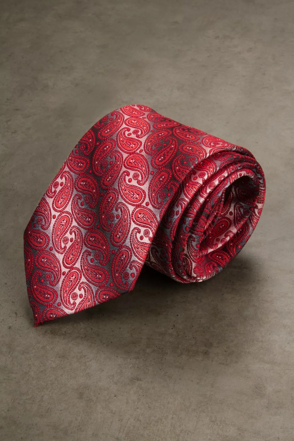 39 Галстук с красным узором Галстуки