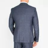 Костюм-тройка темно-серого цвета в неявную клетку Каталог