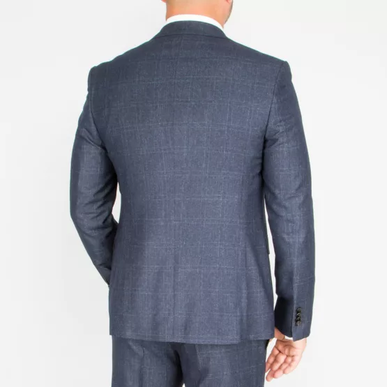 Костюм-тройка темно-серого цвета в неявную клетку Каталог