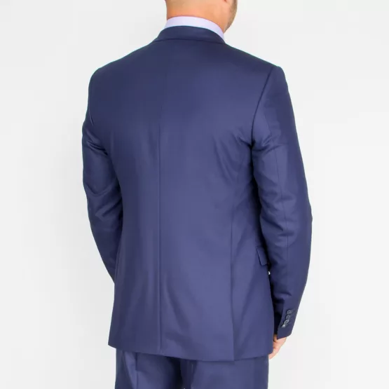 Костюм-тройка, синего цвета ткань с перфорацией Каталог