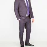 Костюм-двойка темно-бордового цвета в клетку Каталог