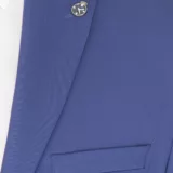 Костюм-тройка, приталенная модель синего цвета Каталог