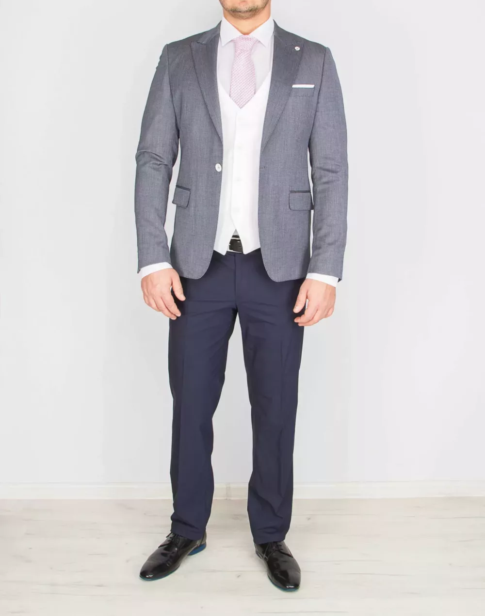 Костюм-тройка комбинированная модель Каталог