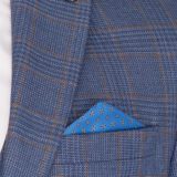 Костюм-тройка серо-синего оттенка комбинированная модель Костюмы на выпускной