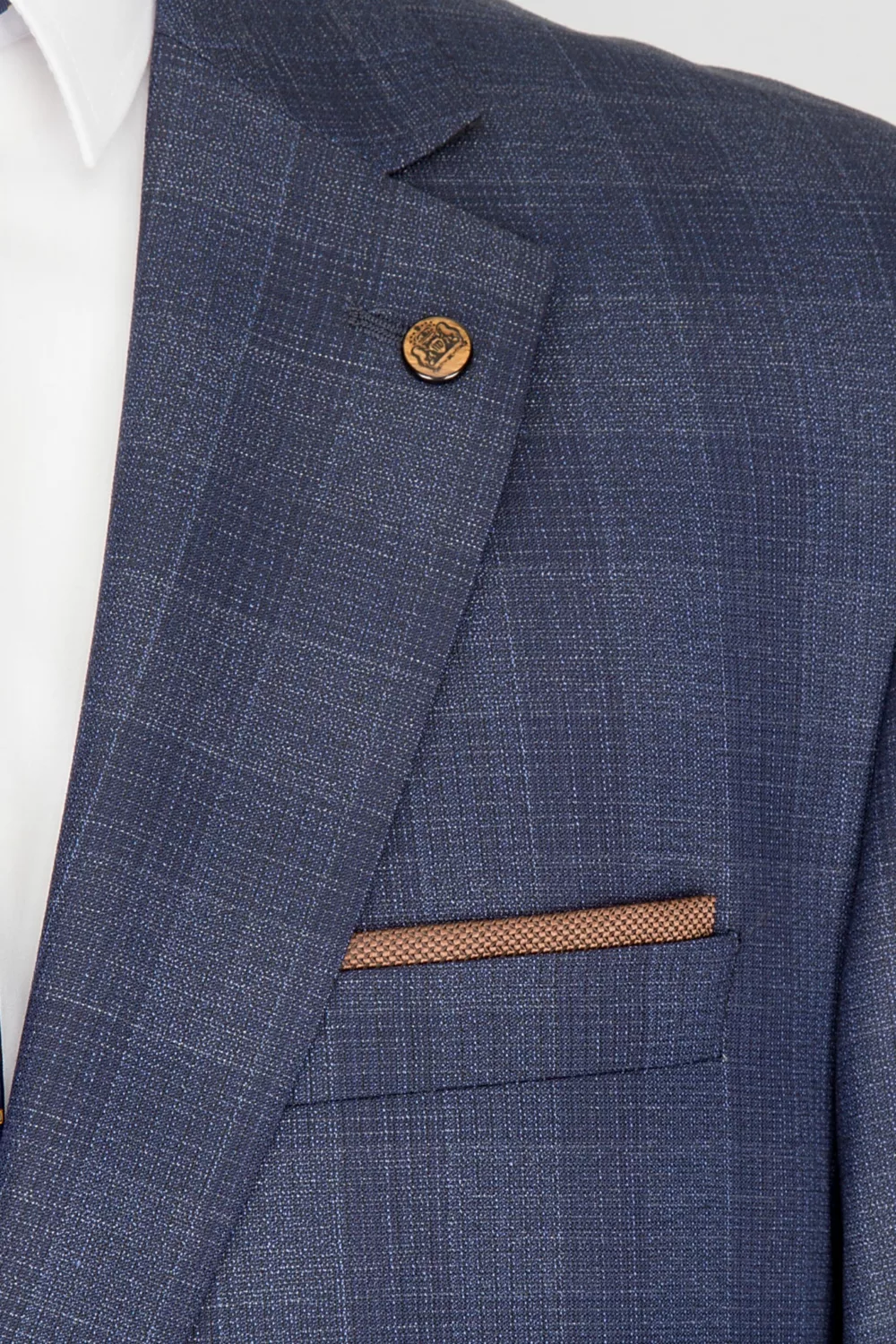 Классический костюм синего цвета Каталог