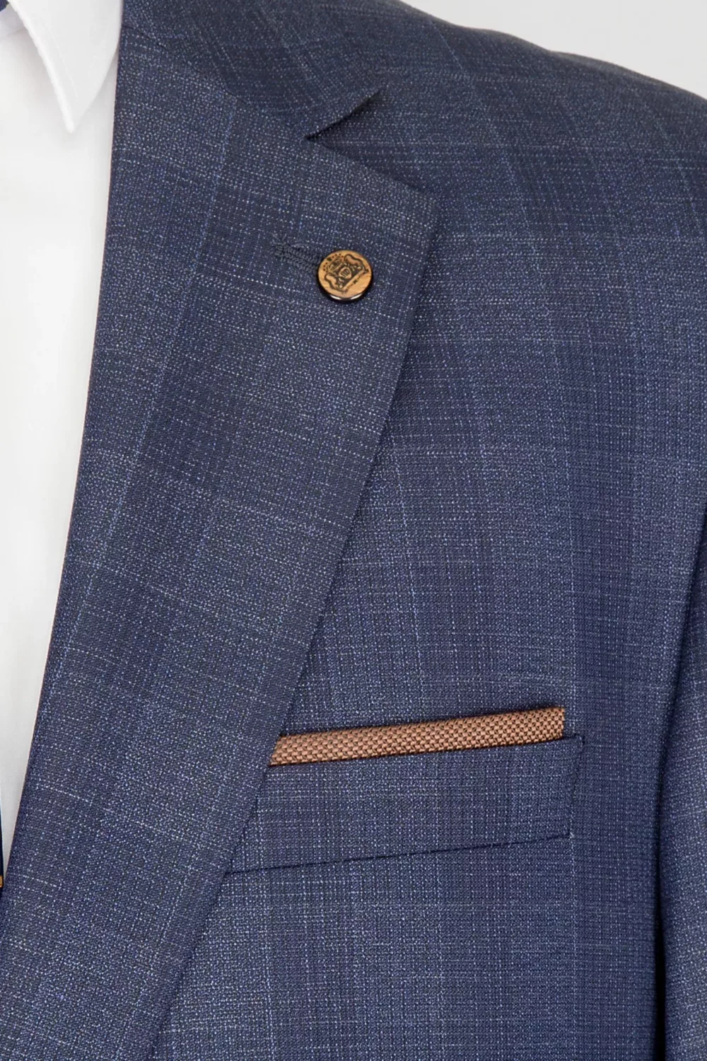 Классический костюм синего цвета Каталог