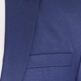 Костюм-тройка однотонного синего цвета Костюм на свадьбу