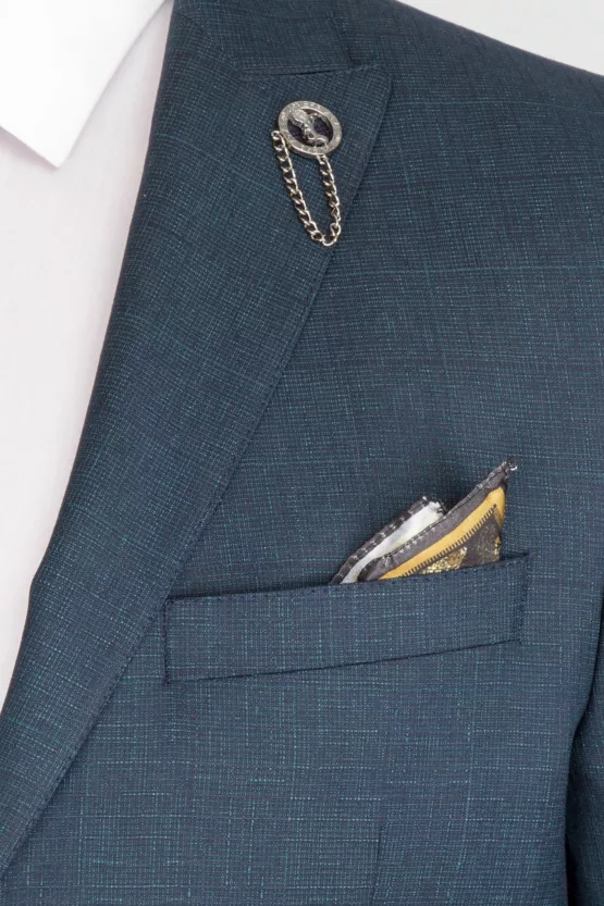 Костюм-тройка изумрудного цвета Каталог