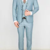 Костюм-тройка бирюзового цвета Каталог