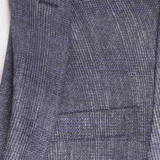 Серый костюм-тройка в клетку Брючные мужские костюмы