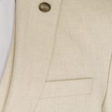 Костюм-тройка бежевого цвета Вечерние мужские костюмы