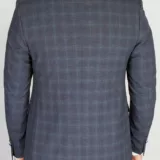 Костюм-тройка темно-синего цвета в бордовую клетку Каталог