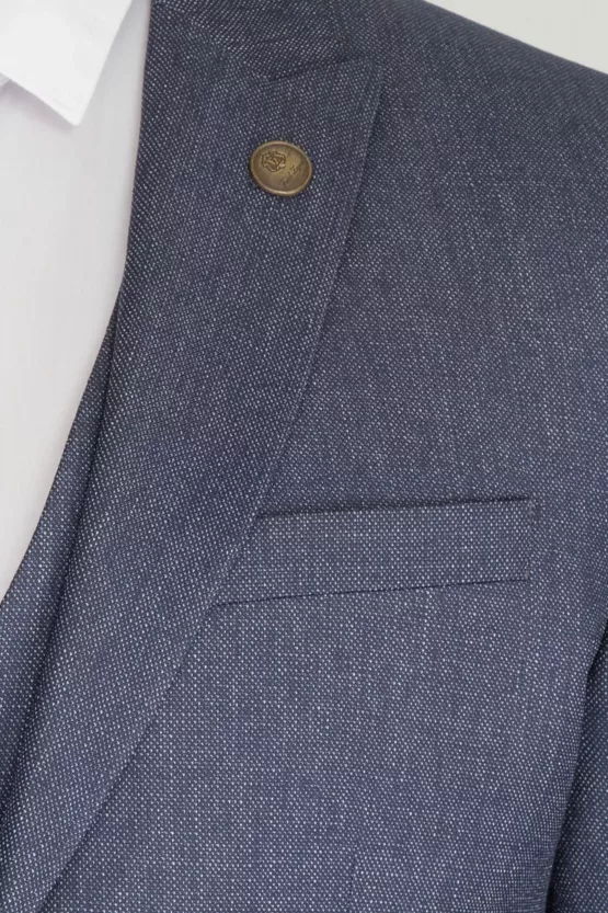 Приталенный костюм-тройка серого цвета Брючные мужские костюмы