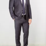 Костюм-двойка темно-фиолетового цвета. Каталог