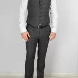 Костюм-тройка серый цвет в клетку Каталог