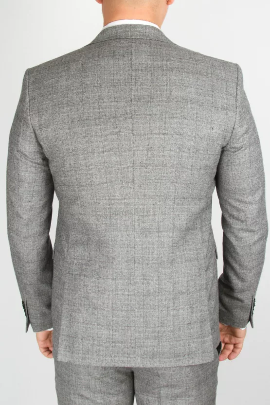 Серый костюм-тройка Вечерние мужские костюмы