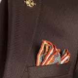 Костюм-тройка с фактурной тканью, бордового цвета Каталог