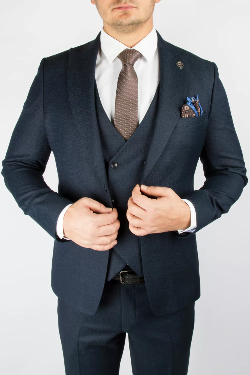 Костюм-тройка темно-изумрудного цвета Каталог