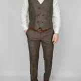 Костюм-тройка песочный цвет Вечерние мужские костюмы