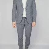 Костюм-двойка серого цвета Каталог