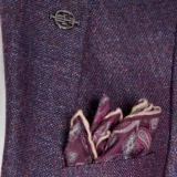 Костюм-двойка темно сиреневого цвета Вечерние мужские костюмы