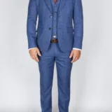 Костюм-тройка светло-синего цвета Каталог