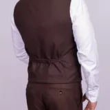 Твидовый костюм-тройка коричневого цвета Каталог