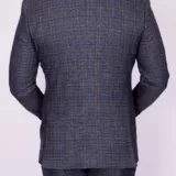 Костюм-тройка серого цвета в клетку Каталог