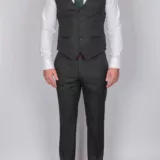 Твидовый костюм-тройка темно-серого цвета Каталог