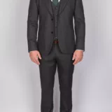 Твидовый костюм-тройка темно-серого цвета Каталог