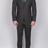 Твидовый костюм-тройка темно-серого цвета Каталог