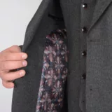 Твидовый костюм-тройка темно-серого цвета Каталог