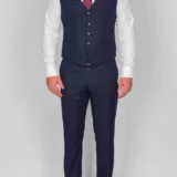 Костюм-тройка темно-синего цвета Каталог