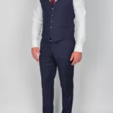 Костюм-тройка темно-синего цвета Каталог