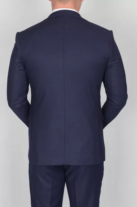 Костюм-тройка темно-синего цвета Каталог