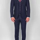 Костюм-тройка темно-синего цвета Каталог
