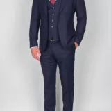 Костюм-тройка темно-синего цвета Каталог