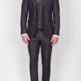 Костюм-тройка серый цвет Брючные мужские костюмы