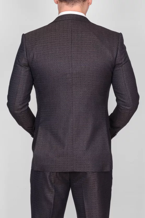 Костюм-тройка серый цвет Брючные мужские костюмы