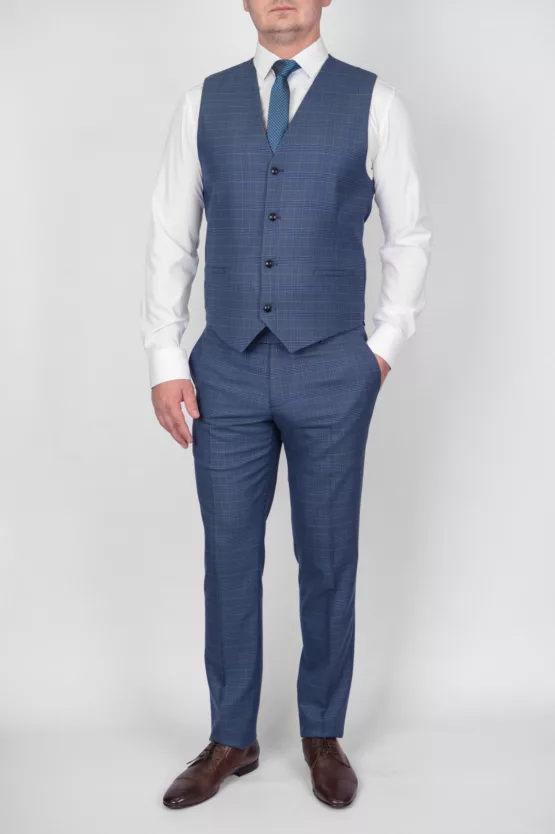 Костюм-тройка изумрудный цвет в клетку Каталог