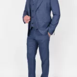 Костюм-тройка изумрудный цвет в клетку Каталог