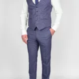 Костюм-тройка светло-серого цвета, пиджак в яркую клетку Вечерние мужские костюмы