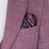 Костюм-тройка розового цвета Вечерние мужские костюмы