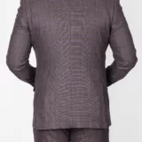 Костюм-тройка песочного цвета с клетчатым пиджаком Вечерние мужские костюмы