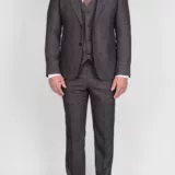 Костюм-тройка кофейного цвета Вечерние мужские костюмы