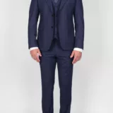 Костюм-тройка синего цвета Каталог